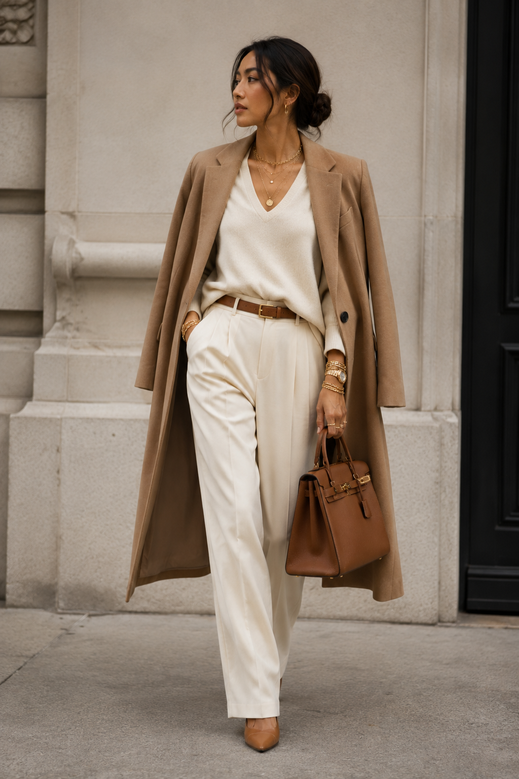 Everyday quiet maximalist outfit